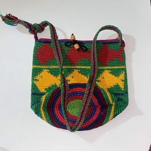 Wayuu Multicolor Handcrafted Women's Shoulder Bag